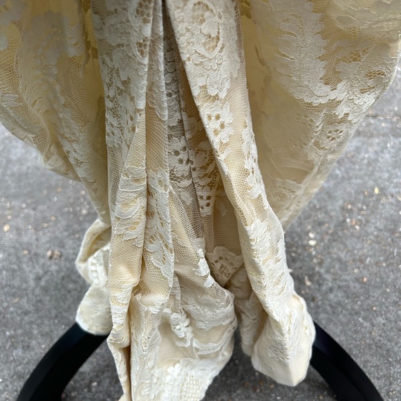 Vintage 1960s wedding or mother of bride dress & jacket Clifton Wilhite M maxi - Picture 9 of 16